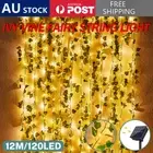 12M 120LED Solar Powered Ivy Fairy String Lights Garden Outdoor Wall Fence Light