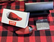 ALESSI PICANTINO Chili Scrunched Silicone / Stainless Steel New In Box