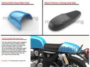 Genuine Royal Enfield GT & Interceptor 650 Premium Touring Dual Seat & Blue Cowl