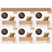 (Pack of 6) Nescafe Dolce Gusto Cortado Espresso Macchiato Coffee 96 Pods