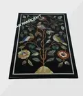 24 x 18 Inches Black Marble Coffee Table Top wall panel Art Inlay Wall Scenery
