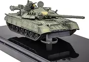 1:72 Alloy Russian T-80U Main Battle Tank Model Simulation Fighter Tank Military Science Exhibition Model