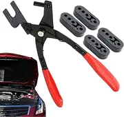 Exhaust Pliers | Exhaust Hanger Rubber Bracket Separation Removal Tool,Vehicle Maintenance With 4 Holes Rubber, Automotive Kit For Car