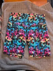 Sparkle Athletic shorts Size Large Geometric Shapes