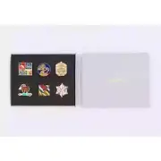 Ginza Tsutaya Bookstore for Stationery Lovers Complete Pins Set ro