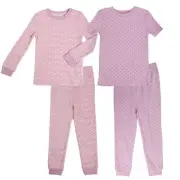 Asher and Olivia Girl Pajamas Infant Pj Pants Sleepwear Set 9-12 Months