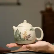 Tea Pot With Certificate Paper Marked Dragon Egg Shape Real Yixing Zisha Tea Pot
