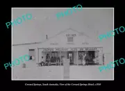 OLD LARGE HISTORIC PHOTO COWARD SPRINGS SOUTH AUSTRALIA THE TOWN HOTEL c1910