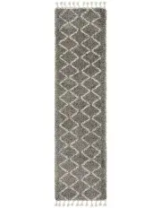 [Rug Culture] Saffron 11 Runner Rug in Grey