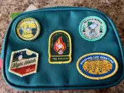 Peanuts Teal Beagle Scout Collection Patches Snoopy Fanny Pack 50 Years NWT