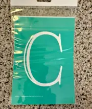 Chalk Couture Transfer Size A | MONOGRAM LETTER C | 5X7 NEW stencil