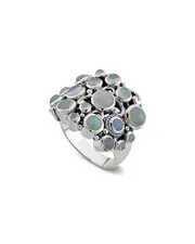 Samuel B. Silver 1.70 ct. tw. Opal Cluster Ring