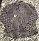 NWT Johnnie-O Ajax Hangin' Out Button Down Shirt Laguna Twilight Medium $138
