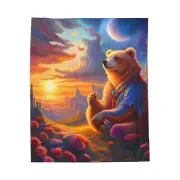 Namaste Velveteen Plush Blanket