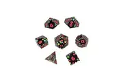 LPG Dice RPG Set Inscripted Hex Neon