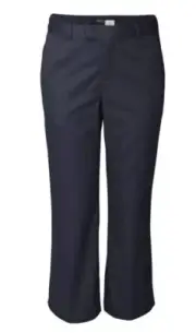 French Toast Navy Bootcut Uniform Pants Girls Size 20 NWT ADJ Waist