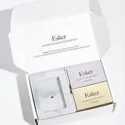ESKER - Aromatic Shower Steamer Set | Vegan, Cruelty-Free, Clean Beauty (Calendula Palo Santo + Eucalyptus Lavender + Rosemary Mint + Bergamot Blood Orange Steamers with Marble Holder)