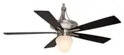 CASABLANCA 60" COLORADO BRUSHED NICKEL WALL CONTROL LIGHT Ceiling Fan C42G45L