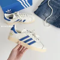 在飛比找蝦皮購物優惠-Adidas Originals Gazelle 米白藍 低