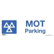 Sealey Warning Safety Sign - MOT Parking - Self-Adhesive Vinyl SS49V1