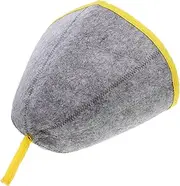 Ipetboom Portable Sauna Hat Water Women Sweat Lined Felt Reusable Caps for Lining Absorption Men Reusable Shower Cap Wicking Sauna Portable Woman Oversized Absorbent Hat Felt Cloth Grey