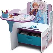 Delta Children Chair Desk with Storage Bin, Disney Frozen II