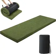 OGL Memory Foam Mattress Twin Size Camping Floor Cushion Roll Up Portable Sleeping Travel Mat Thick Bed Couch Pad with Carrying Bag