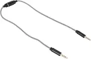 Diyeeni 3.5mm Male to Male Recording Cable, Bidirectional Sound Transfer Cable, Noise Reduction, 50cm, for Android, iOS Phones, Tablets, Laptops, PCs, Stereos, with 3.5mm Connector