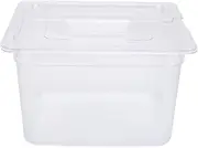 Commercial Products, Slow Cooker Container with Lid Plastic 12L Slow Cooking Food Storage Container for Most Slow Cookers