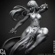Chun-Li 3D Print Unpainted/Unassembled