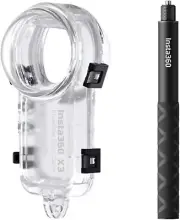 Insta360 X3 Underwater Invisible Waterproof Dive Case + Invisible Selfie Stick