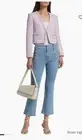 DEREK LAM 10 Crosby Robertson Cropped Flare Trouser With Sailor Buttons Size 28