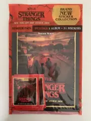 STRANGER THINGS PANINI STICKER ALBUM STARTER PACK 2024