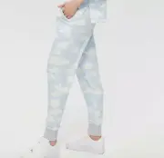 NEW PETER ALEXANDER BLUE WHITE CLOUD PLUSH PJ PANTS XXL RRP$79.95
