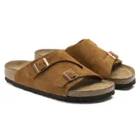 在飛比找環球Online優惠-【BIRKENSTOCK】Zurich／軟墊麂皮／駝色 /寬