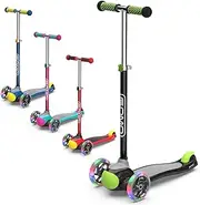 GOMO Kids Scooter 2-5 Years Old Adjustable Height Kick Scooter 3 Wheel Toddler Scooters W/Colors for Boys and Girls