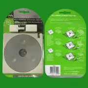 10m RJ11 Extension Wire Cable Reeler Kit, BT Telephone, Modem, ADSL Fax, Coupler