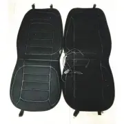 Winter Heated Seat Cover Cushion Warmer Pad Lamb Wool For Car Household Black (for: Fiat)