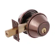 Brava Urban Deadbolt Double Cylinder Antique Copper D392DP