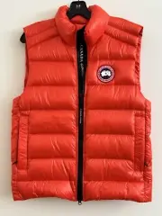 NWT Canada Goose Men’s S SMALL Crofton Vest Orange Down