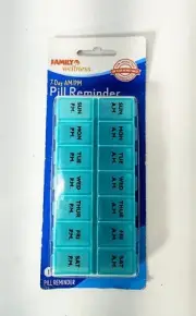 Family wellness 7-Day Am/Pm Pill Reminder