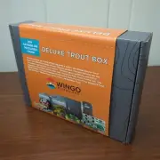 Wingo Fish Deluxe Trout Box - Socks, Case, Leaders, Lanyard, Retainer, Tippet!