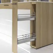 Hafele Silver Powdercoat No.15 2 Tier Pull-Out