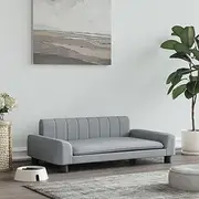 Pet Sofa, Dog Sofa Dog Bed Dog Couch Dog Bed Light Grey 90x53x30 cm Fabric