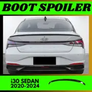 Gloss Black Rear Trunk Lip For Hyundai i30 Sedan Wing Premium Hybrid Spoiler