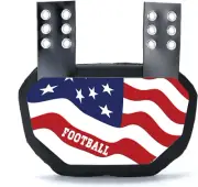 Football Back Plate,Lower Back Pads for Football Players,Rear Protector,High Imp