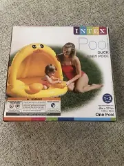 NEW Intex Pool Duck Baby Inflatable Baby Pool 40" × 36 1/2" for Ages 1-3 Yellow