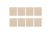 8 Pack Triumph 3 Hook Bra Band Extender Extension Clip On Band Strap Beige Bulk
