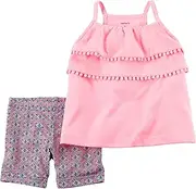 [Carter's] Baby Girls' Tiered Geo Print Shorts 6 Months