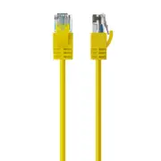 Cruxtec Ultra-Thin CAT6A U/UTP Ethernet Cable - Yellow 1.5m (RF6A-015-YE)